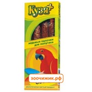 Лакомство Кузя палочки для попугаев (овощи, белки, минералы, витамины) (4шт)