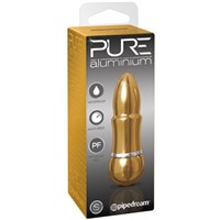 Pipedream Pure Aluminium Gold Small
Эксклюзивный вибратор небольшого размера