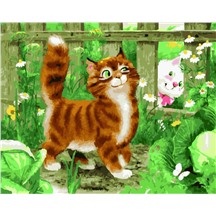 Картина для рисования по номерам "Озорные кошки" арт. GX 22700 m
