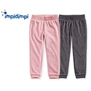Брюки для девочки велюр розовые Impidimpi