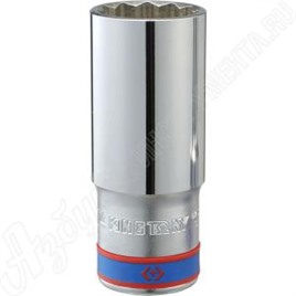 Головка торцевая глубокая двенадцатигранная 1/2", 21 мм, KING TONY, 423021M