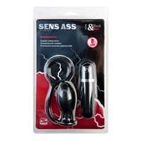 ToyFa Black&amp;Red Sens Ass Анальная втулка, черная
С вибропулей