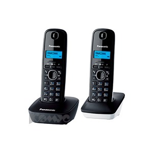 Телефон Panasonic KX-TG1612RU1 серый/белый,доп.трубка,АОН