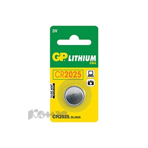 Батарея GP CR2025, 3V, литий, бл/1