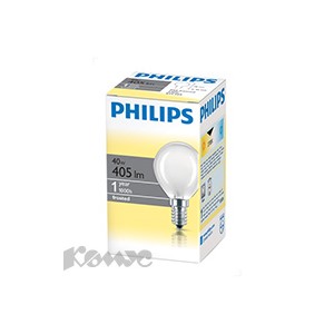 Электрич.лампа Philips шарик/матовая 40W E14 FR/P45 (10/100)