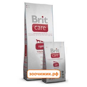 Сухой корм Brit Care light для собак (склонных к полноте) 1 кг