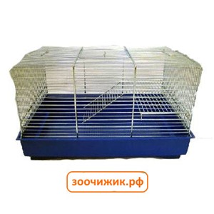 Клетка Inter-Zoo 027 "Myszka kw" хром (37*25*21) для грызунов