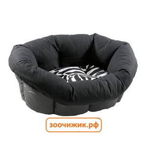 Лежанка (Ferplast) подушка "Sofa 12" серая без меха, зебра