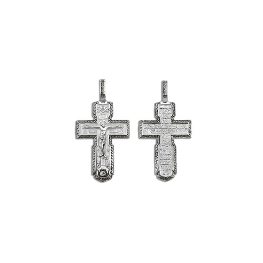 Крест серебряный  № 03122, серебро 925°