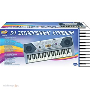 Синтезатор 00011-D 54 клавиши в кор.