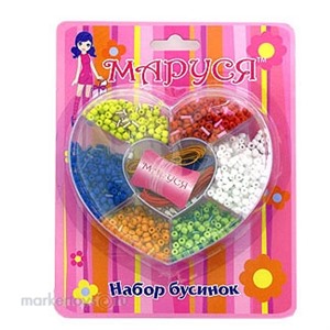 Набор бусин 44536 Рукодельнца в кор.