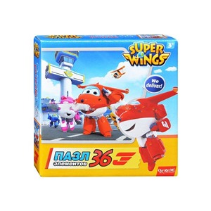 Пазл 36А "Джетт и команда" SuperWings.
