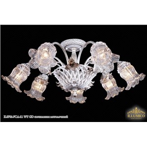  ILLUMICO IL8784-7CA-11 WT GD светильник потолочный