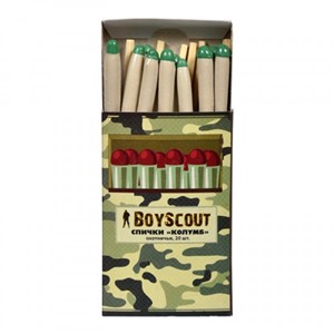  Boyscout Спички BOYSCOUT Колумб 80 мм, (20 шт) 61033