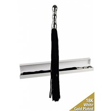 Плетка Luxury Whip18k-Whitegold plated Black SH-OULM002