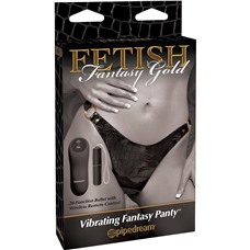 Вибротрусики с пультом GOLD VIBRATING PANTIES