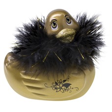 Золотистый массажер-уточка I Rub My Duckie Paris Gold Travel Size