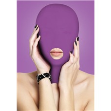 Фиолетовая маска на голову с прорезью для рта Submission Mask
