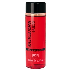 Согревающее массажное масло Hot - Massage oil Warming, 100 мл.