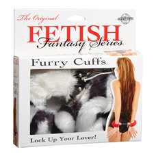 Наручники Furry Cuffs, черно-белые