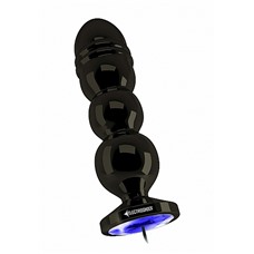 Анальная пробка для электростимулятора E-Stim 4,9 Gun Grey SH-ELC010GRY