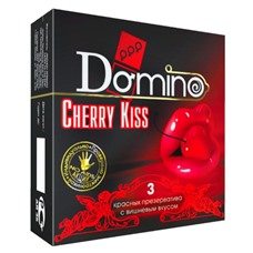 Ароматизированные презервативы DOMINO Cherry Kiss, 3 шт.