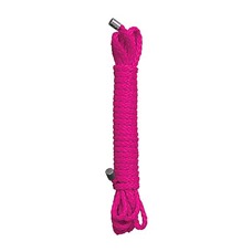 Розовая веревка для бандажа Kinbaku Rope - 5 м.