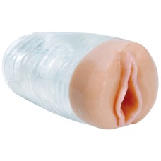 Прозрачная вагина  CyberSkin Ice Action-View Pussy Stroker