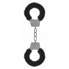Пушистые наручники OUCH! Black SH-OU004BLK