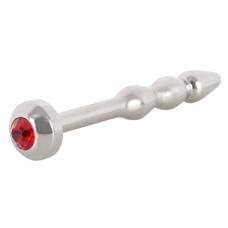Уретральный стимулятор с декоративным стразом Sextreme Jewel Cockpin - 8 см.