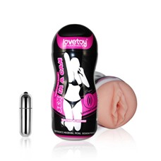 Мастурбатор-вагина Sex In A Can Vibra Vagina Tunnel