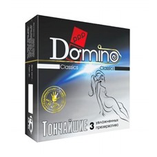 Тончайшие презервативы DOMINO, 3 шт.