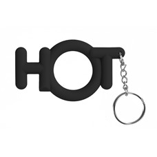 Чёрное эрекционное кольцо Hot Cocking