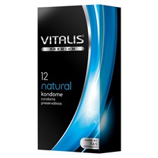Классические презервативы VITALIS PREMIUM natural - 12 шт.