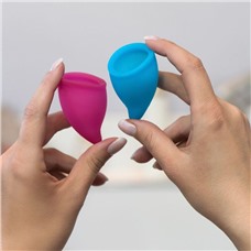 Набор из 2 менструальных чаш Fun cup Size A Kit