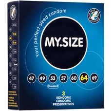 Презервативы MY.SIZE 6.4 см - 3 шт