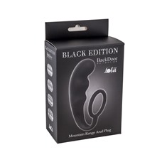 Анальный стимулятор с эрекционным кольцом Mountain Range Anal Plug Black 4218-01Lola