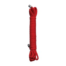 Красная веревка для бандажа Kinbaku - 10 м.