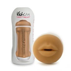 Мастурбатор-ротик Cyberskin Vulcan Deep Throat Mocha