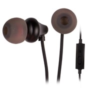 Наушники Ritmix rh-180M black вкладыши вакуумные с микрофоном