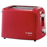 Тостер BOSCH TAT 3A014 980 Вт, красный