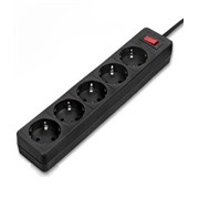 Сетевой фильтр Smartbuy SBSP-50-K Black 5 розеток 5 метров 10A, 2.2 кВт
