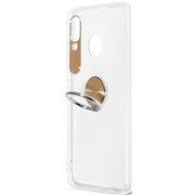 Чехол DF hwTRing-01 (gold) Huawei honor 8A/Y6 (2019) силиконовый с кольцом