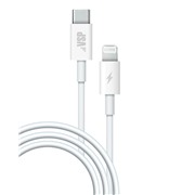 Кабель BoraSCO (38525) Apple 8-pin - USB C белый, 1 м, Power Delivery