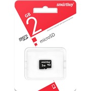 Карта памяти MicroSD 2 Gb SmartBuy б/ад
