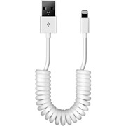 Кабель BoraSCO (20548) Apple 8-pin белый, 2 м, 2A,   витой