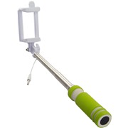 Монопод для селфи Rekam SelfiPod S-350G, зеленый, размер 13,5-61 см (управление проводом)