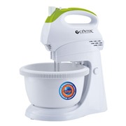 Миксер CENTEK CT-1119 бело-зеленый 320Вт,2.5л,с чашей, 5скор.+турбо,взбиван./замешив.