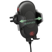 Держатель Deppa (55156) Crab iQ для смартфонов 4"-6.5" сенсорный, беспроводная зарядка, черный