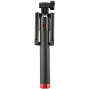 Монопод для селфи Red Line RLBT-06 красный (управление кнопкой Bluetooth на ручке) алюминий